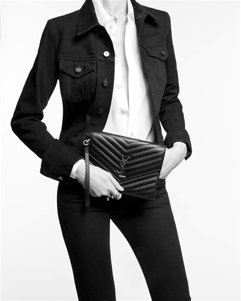 new ysl flap clutch y.22|Saint Laurent Cassandre Matelassé Leather Flap .